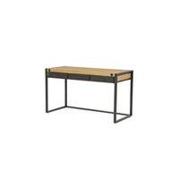 Kiko bureau acacia et mtal 3 tiroirs