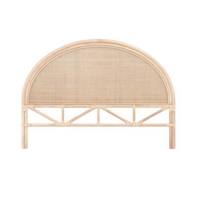 Singa tête de lit 140cm en rotin naturel clair