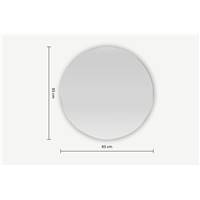 Arles miroir rond en laiton ø85