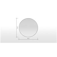 Arles miroir mural rond métal fini mat ø85