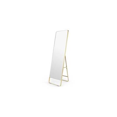 Arles miroir sur pieds laiton 48x160