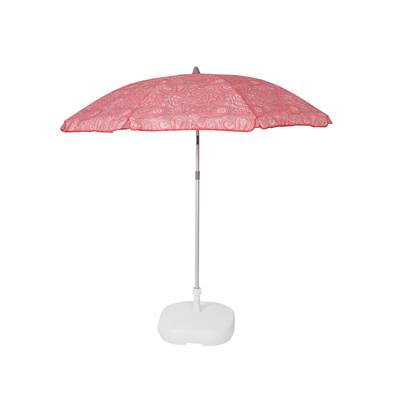 Beach parasol en toile cachemire rose ø160