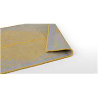 Camden tapis de couloir gris et jaune moutarde 66x200