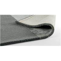 Rene grand tapis laine tufté gris Earl 160x230