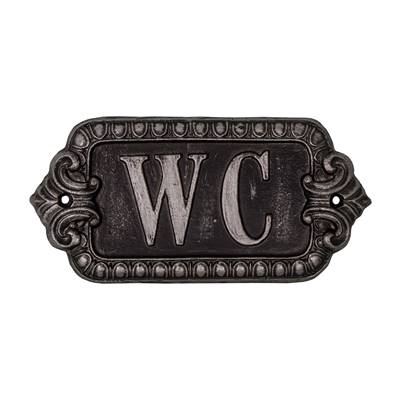 Plaque décorative WC