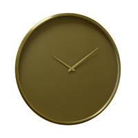 Pendule fond ocre Ø51cm