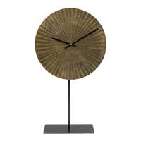 Horloge pendule à poser couleur gold antic Ø31cm H:54cm