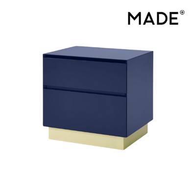 Elsdon table de chevet bleu