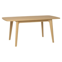 Sublime table à manger à rallonges intégrées en chêne naturel L140-180cm