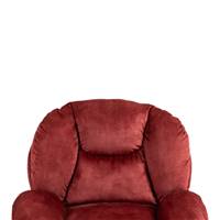 Topi fauteuil pivotant velours bordeaux