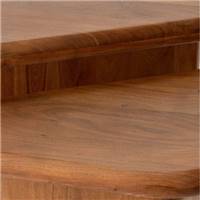 Nerja lot de 2 tables basses triangulaires en bois