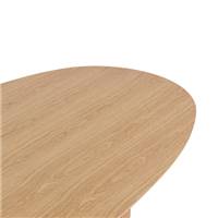 Juliette table à manger en bois de chêne veiné 6 personnes L180