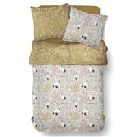 Sunshine parure de lit 220x240 coton imprimé tiges camel 14.44
