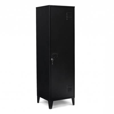 Barte armoire vestiaire en métal noir