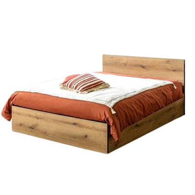 Milo lit-coffre 160x190 en bois rustique