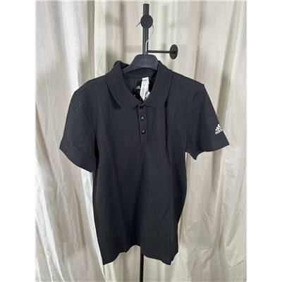 ADIDAS Polo noir - S