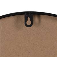 Betta horloge en métal noir et blanche