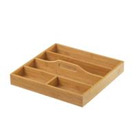 Partage plateau pour couverts en bambou
