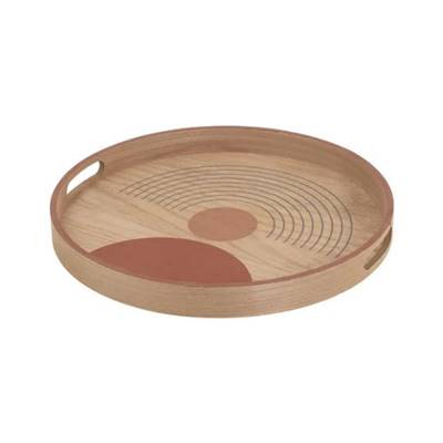 Arches plateau rond fond naturel