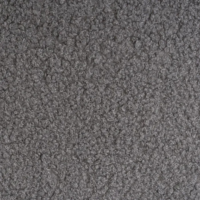 Sherpa coussin bouclé gris 45x45