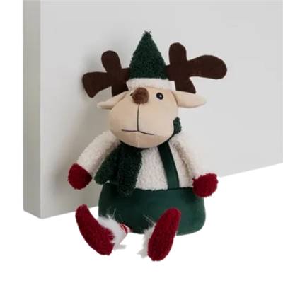 Rudolphe butoir de porte renne vert