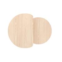 Moku tables basses gigognes en bois de frêne effet blanchi