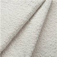 Gankeri canapé 3 places en tissu bouclé blanc