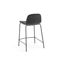 Ice tabouret de bar H65 velours gris elephant