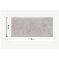 Aire tapis de bain gris 50x110