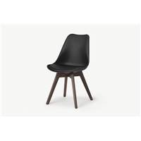 Deon chaise noire et bois