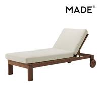 Zambra chaise longue en acacia