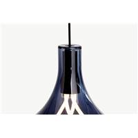 Plume suspension bleu fumé
