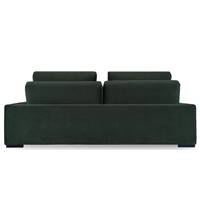 Brady canapé 3 places en tissu vert
