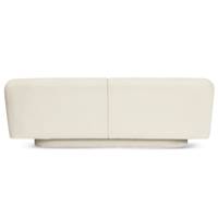 Ewing canapé 3 places en tissu tweed blanc cassé