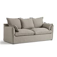 Kalisto canapé convertible polyester vert grisé