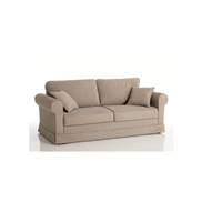 Takayu canapé convertible en coton taupe