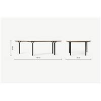 Zaragoza table basse noyer
