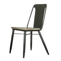 Kiko chaise acacia et mtal