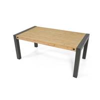 Kiko table  manger extensible acacia et mtal