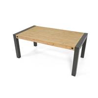 Kiko, Table  manger extensible Acacia et Mtal