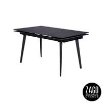 Nero table à manger extensible en céramique noir L140