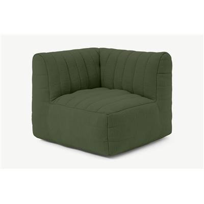 Gus fauteuil modulable d'angle vert olive