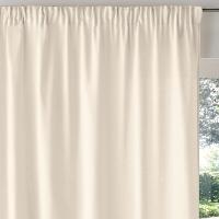 Nariosce rideau galon fronceur pur coton 260x135 blanc écru