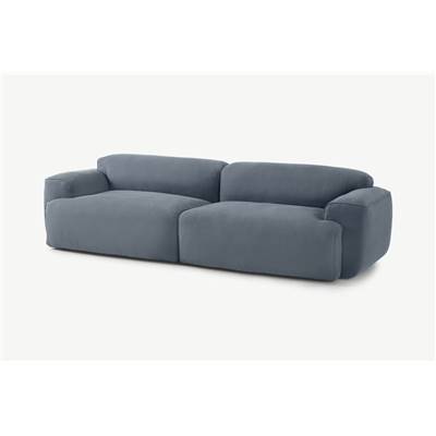 Avalon canapé 3 places bleu jean