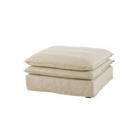 Rodier pouf pour canapé modulable lin naturel