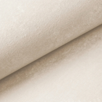 Novage canapé 3 places en tissu velours crème