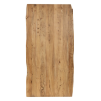 Accor table à manger en bois massif d'acacia irrégulière 200cm