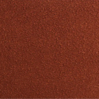 Altea chaise effet laine bouclée terracotta